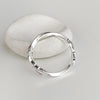 S925 Sterling Silver Lucky Mobius Ring Open Ring, Specification:J2320