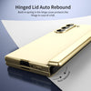 For Samsung Galaxy Z Fold5 Integrated AG Frosted Vacuum Plating Phone Case(Gold)