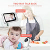 Wireless Video Baby Monitor 4.3" LCD Night Vision EU Plug