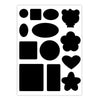 Self-Adhesive Down Jacket Patch Stickers Nylon Fabric Stickers Seamless Clothes Repair Hole Decals, Style: C Model