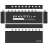 1 In 8 Out SD-SDI / HD-SDI / 3G-SDI Distribution Amplifier Video SDI Splitter(EU Plug)