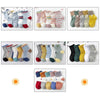 5 Pairs / Pack Spring And Summer Children Socks Combed Cotton Tube Socks XL(Stars)