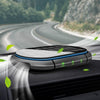 Car Negative Ion Air Purifier with 2 Solid Aromatherapy Sticks (Black)