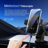 Fast Charging Retractable Recharging Cell Phone Holder With Wireless CarPlay Android Auto Function(Standard)