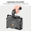PULUZ Arri Metal Silicone Top Handle with Cold Shoe Mount for Mirrorless Camera Cage Stabilizer (Black)