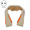 6 Keys Kneading Massage Shawl Cervical Massager, Specification: EU Plug(Beige)