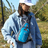 WEIKANI Single Shoulder Diagonal Mini Chest Bag Outdoor Sports Bag(Blue)