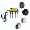 2 PCS Household Electrolyzer Test Electrolysis Water Tools Water Purity Level Meter PH Testing Tool Water Quality Tester(EU Plug)