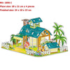 4 PCS 3D Puzzle Toy DIY Intellectual Development Jigsaw Puzzle(1890-I)