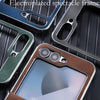 For Samsung Galaxy Z Flip5 Electroplating Lightning MagSafe Fold Full Coverage Phone Case(Gray)