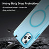 For iPhone 11 Pro Max MagSafe Frosted Translucent TPU + PC Full Coverage Phone Case(Blue)