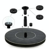 Garden Automatic Solar Floating Fountain Waterfall(Black)