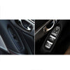 4 PCS Car Carbon Fiber Window Lift Panel Decorative Sticker for Infiniti Q50 2014-2020, Left Drive