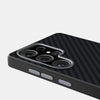 For Samsung Galaxy S24 Ultra 5G ABEEL C Carbon Fiber Series 6D Micro Relief MagSafe Phone Case(Black Blue)