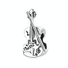 S925 Sterling Silver Retro Violin Beads DIY Bracelet Necklace Accessories