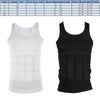 Men Slimming Body Shaper Vest Underwear, Size: S(Black)