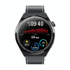 Ochstin 5HK46P 1.36 inch Round Screen Leather Strap Smart Watch with Bluetooth Call Function(Black)
