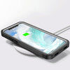 For iPhone 12 Pro Max Waterproof Dustproof Shockproof Transparent Acrylic Protective Case(Black)