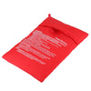 Washable Reusable Microwave Potato Cooker Bag (Cooks Up to 4 Potatoes At The Same Time), Size: 26.7*17.6cm(Red)