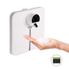 CRUCGRE Intelligent Automatic Induction Soap Dispenser Wall-mounted Foam Hand Washer Disinfector Alcohol Sprayer, Style:Foam Battery