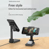 T6 2 in 1 Portable Folding Stand Wireless Charging, Style:Double Charge(Black)