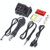 Hot Air Desoldering Station Dual Digital Display Two In One Temperature Control Electric Soldering Iron Soldering Station, EU Plug
