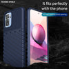 For Xiaomi Redmi Note 10S Thunderbolt Shockproof TPU Protective Soft Phone Case(Blue)