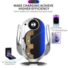 Double Coil Car Wireless Charger Water Cup Holder For Apple14 / 13 / Samsung ZFLIP4 Series