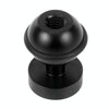PULUZ CNC Aluminum Ball Head Adapter Mount for GoPro, Insta360, DJI and Other Action Cameras, Diameter: 2.5cm(Black)