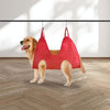 Pet Grooming Hammock, Large, Orange, Holds 30kg