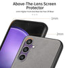 For Samsung Galaxy S21 FE 5G Twill Fabric Leather Skin Back Phone Case(Gray)