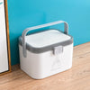 Household Plastic Small Medicine Box Portable Medicine Storage Box, Size: 27.7 x 20.4 x 19.4cm(Grey)