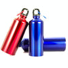 Aluminum Outdoor Sports Water Bottle Portable Mountaineering Bottle Riding Water Bottle, Capacity:600ml(Blue)