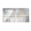 4 PCS  Crystal Film Wall Tile Sticker Imitation Marble Pattern Wall Sticker(DLS035)