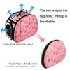Foldable Pet Carrier Backpack, Pink, for Small Cats & Dogs (EVA)