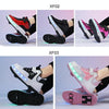 Small Four-Wheeled Walking Shoes Children Luminous Deformation Roller Shoes, Size: 35(XF03 Mesh Pink)