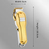 WMARK NG-2020B Metal Hair Clipper With LED Display Rechargeable Clipper, EU Plug, Color: Silver
