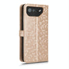 For Asus ROG Phone 7 Honeycomb Dot Texture Leather Phone Case(Gold)