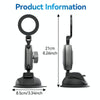 TELESIN Magnetic Suction Car Phone Mount 360 Degree Rotation Phone Holder