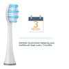 4 PCS D903/D904 Replacement Brush Heads for Mornwel D01(White)