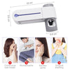 Punch-free Toilet Wall-mounted Ultraviolet Electric Disinfection Toothbrush Holder, Style:Charging with USB