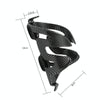 Glass Fiber Water Pot Frame Bicycle Plastic Water Cup Holder(Black)