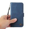 For Samsung Galaxy A36 5G / A56 5G Skin Feel Life Tree Metal Button Leather Phone Case(Blue)