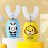 Smart Ultrasonic Toothbrush Automatic Children Silicone U-shaped Electric Toothbrush(Pink Bear)