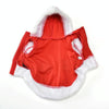 Christmas Dog Clothes for Small Dogs Santa Dog Costume Winter Pet Coats, Size:XXS(Red)