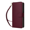 For Samsung Galaxy A13 5G / 4G Nine-card Slots Zipper Wallet Bag Leather Phone Case(Wine Red)