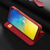 DUX DUCIS WISH Series TPU + PU + Leather Case for Galaxy S10 E, with Card Slots & Wallet (Red)