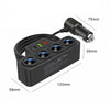 1 to 4 Q3.0 Car Cigarette Lighter Fast Charging 120W Car Conversion Plug(BY-1369)