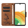 For Samsung Galaxy A36 / A56 5G Butterfly Embossed Flip Leather Phone Case(Brown)