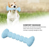 TPR Dog Toothbrush Chew Toy - Blue - Small/Medium Breeds